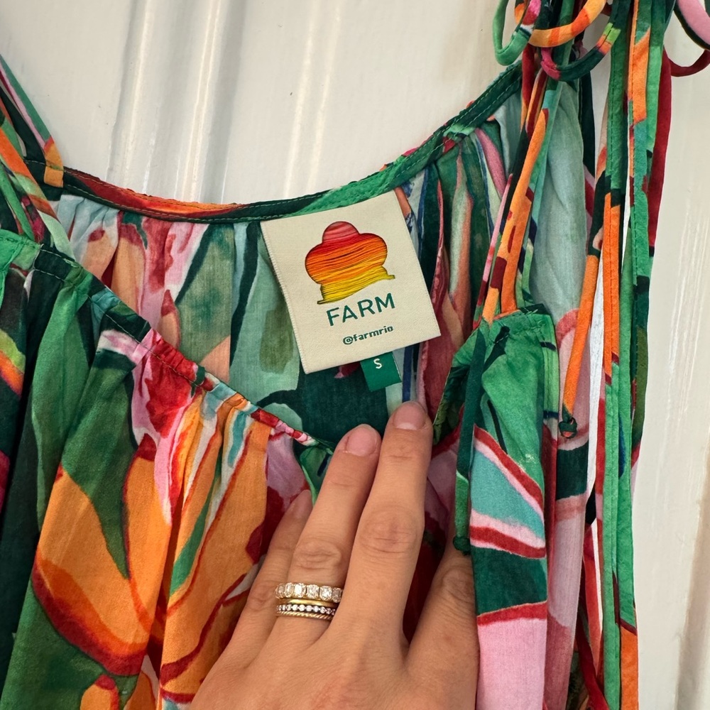 FARM Rio Tropical Leaf Maxi Dress - Picture 2 of 3